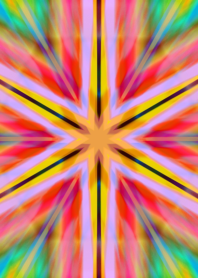 hexagon stripes