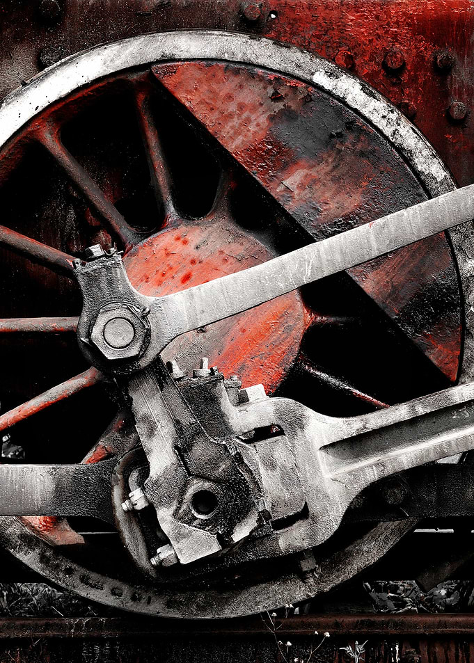 vintage steam locomotive