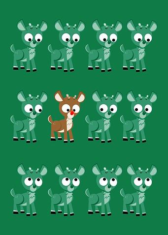 LOOK! It's Rudolph!