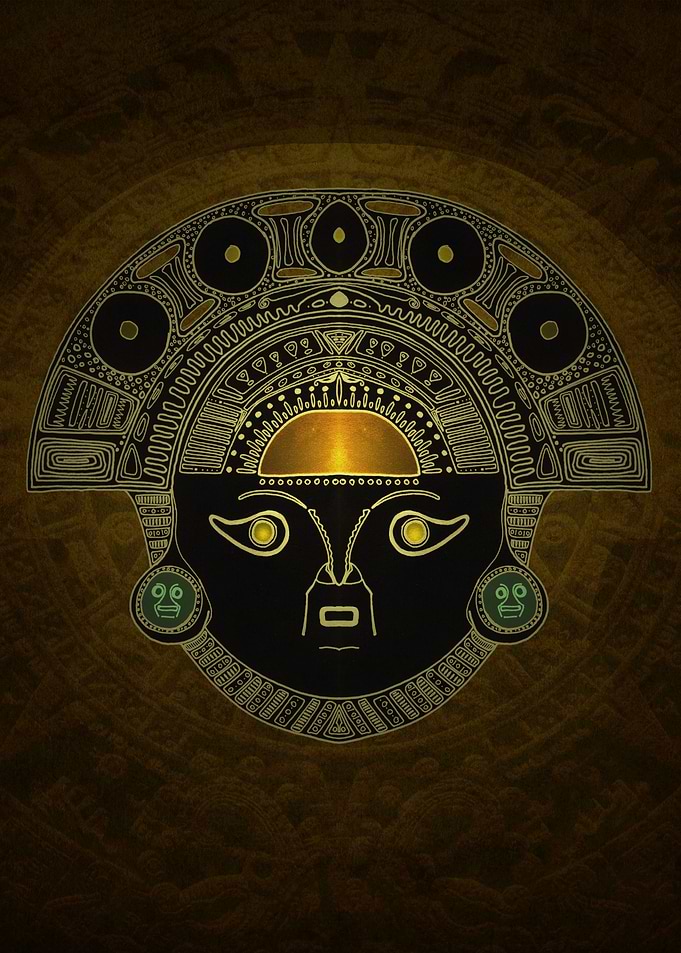 God Sun mask (INTI)