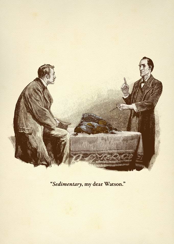Sedimentary, my dear Watso