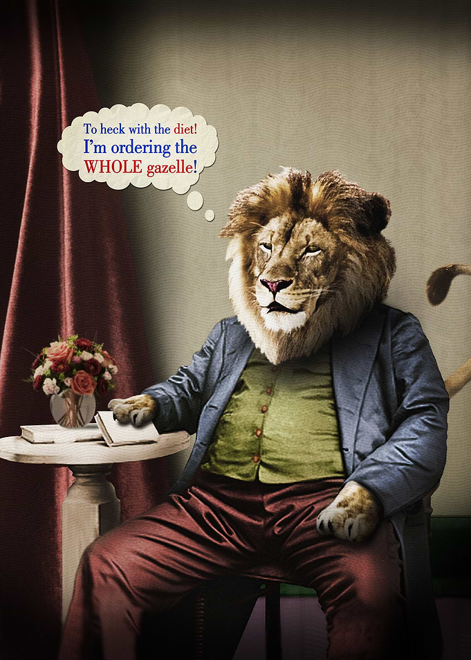 Hungry Lion