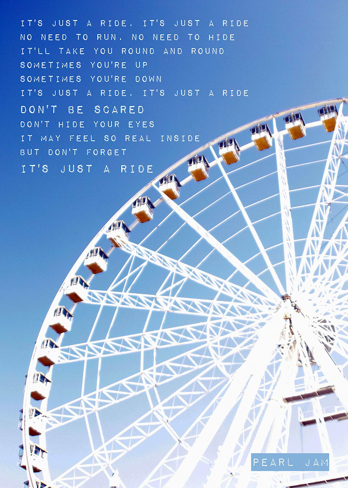 It's just a ride