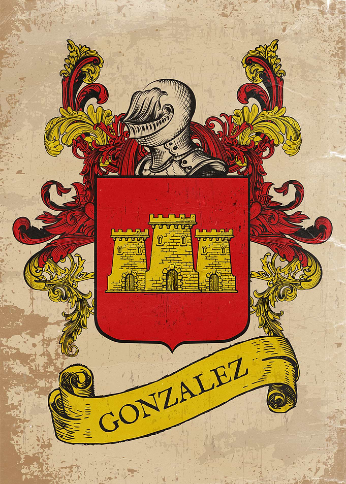 Gonzalez Coat of Arms (Spain)