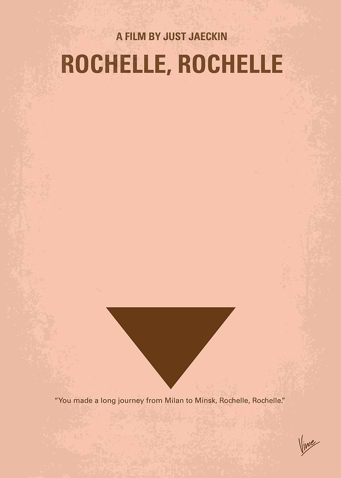 No354 My Rochelle Rochelle minimal movie poster Rochel ...
