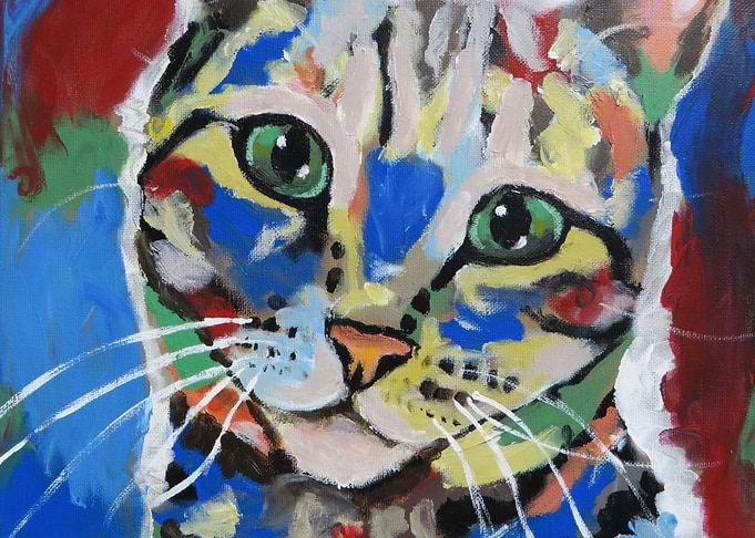 Green Eyed Cat