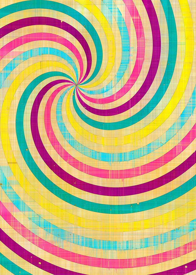 summer swirl behind the shower