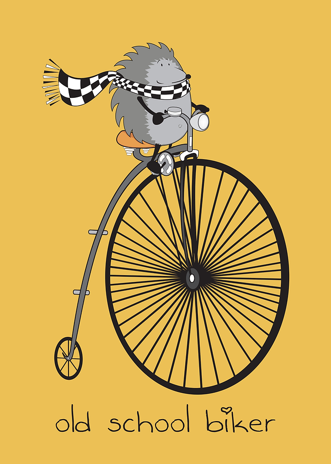 Old school biker
