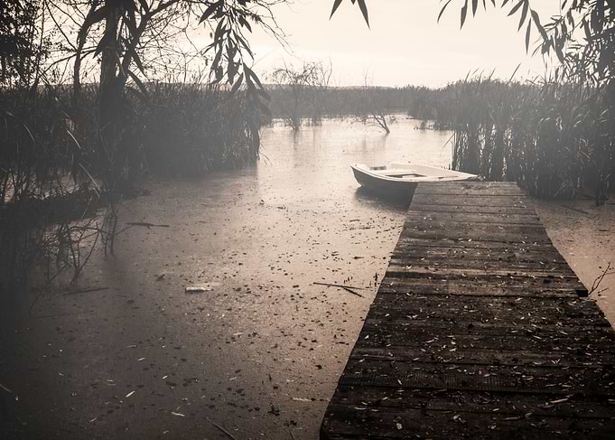 The fall The Lake The boat The drama