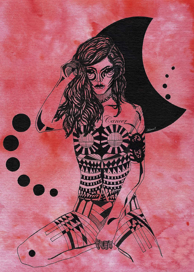 Cancer - Horoscopes series (watercolor)