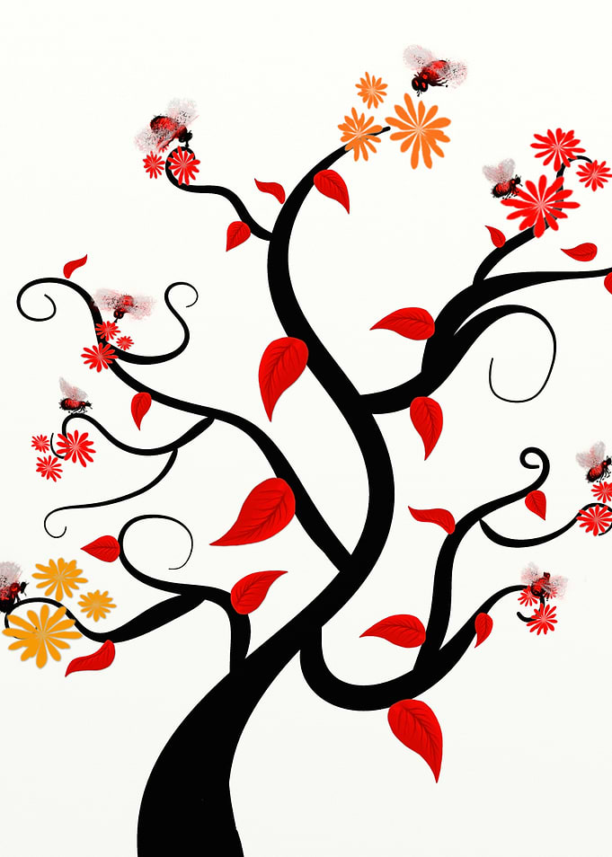 tree with flowers
