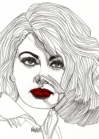 Sophia with Red Lips Part of my 'Red Lips' series. The ...