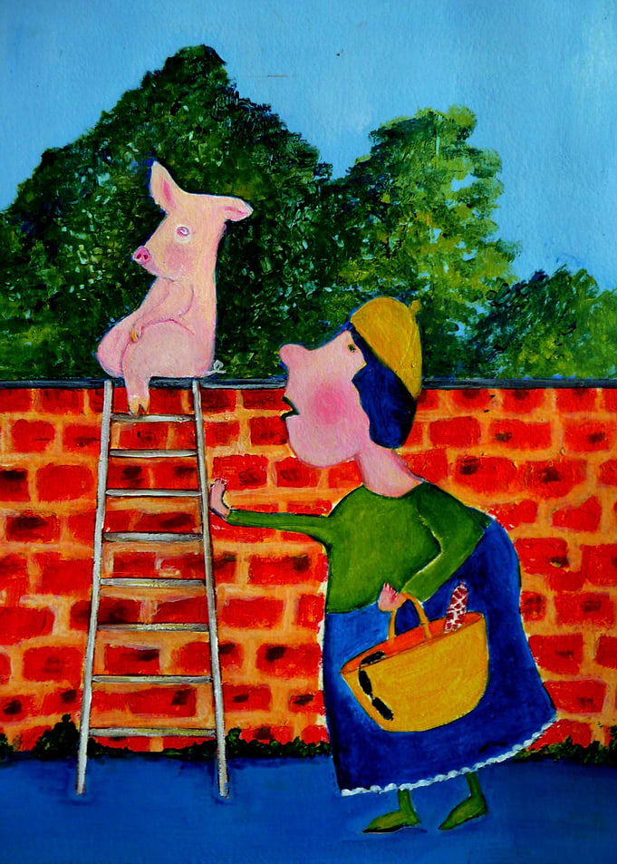 sulky pig