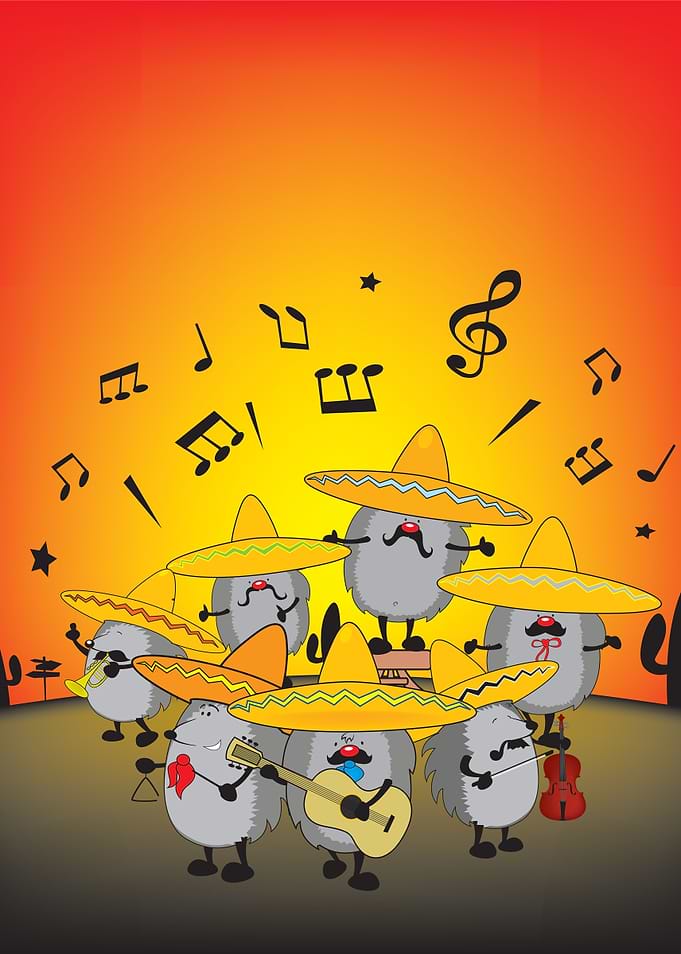Mariachi hedgehogs