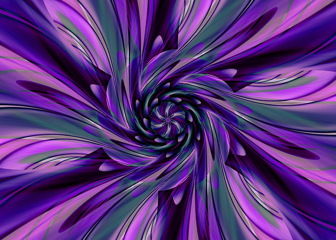 abstract digital Flower
