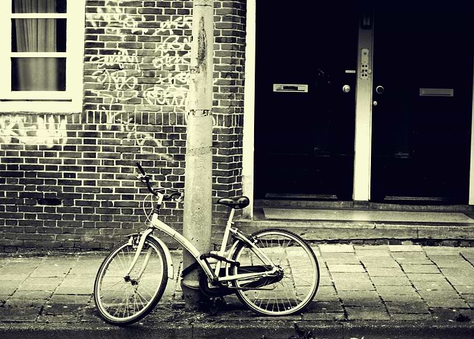 Bike in the street