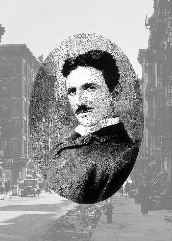 Tesla Pen Pointillism