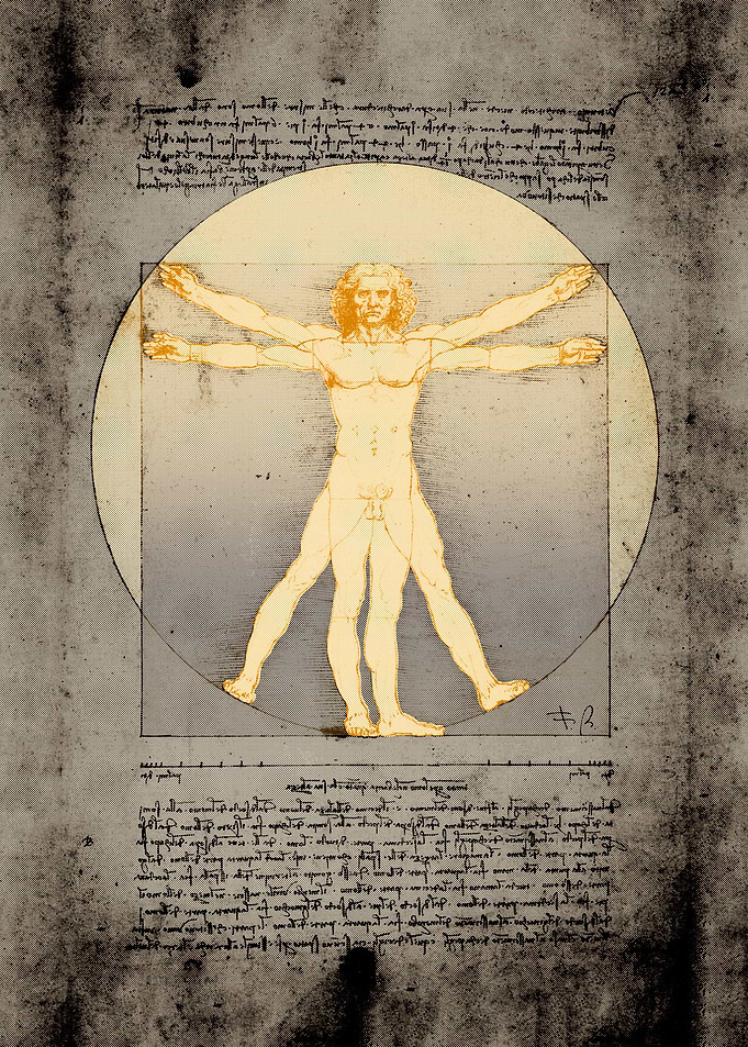 Vitruvian man 14 (enlightenment)