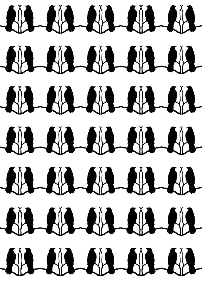 Ravens Have Friends Pattern