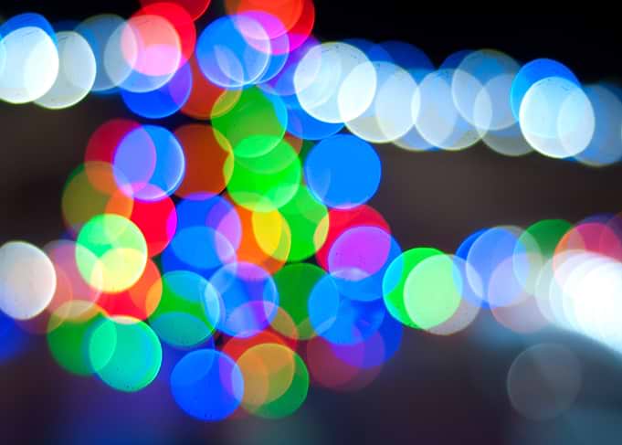 Christmas Bokeh Lights
