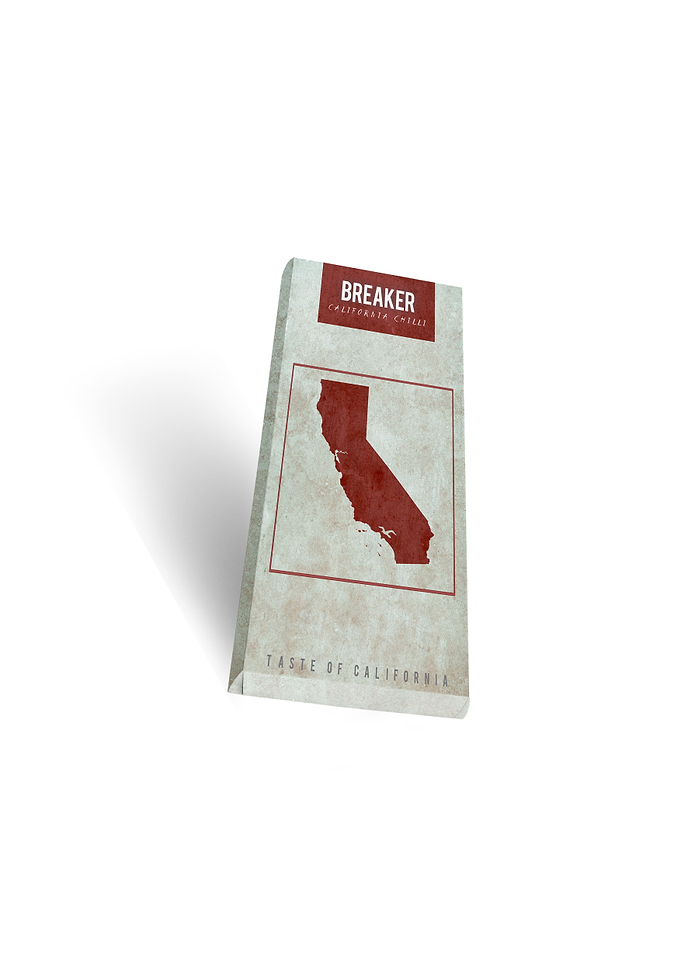 'BREAKER' chocolate packaging influenced by Hollister