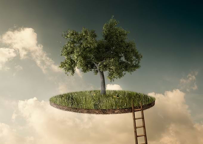 Suspended land
