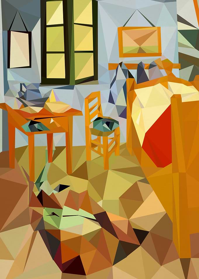 bedroom in Arles and Vincent Van Gogh