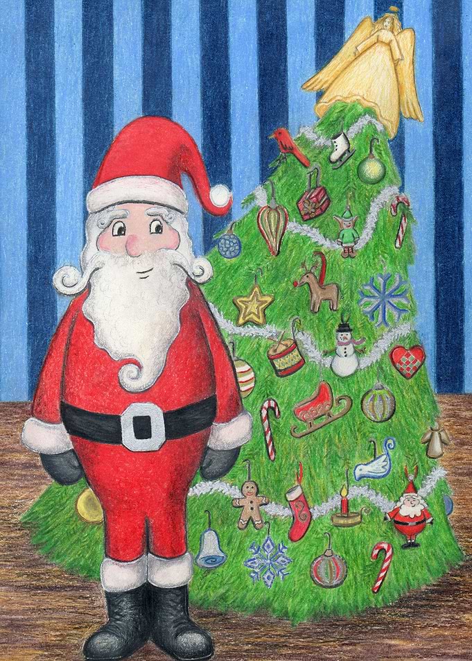 Portrait of Santa