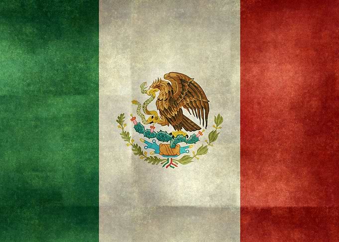 The flag of Mexico is a vertical tricolor of green, whi ...