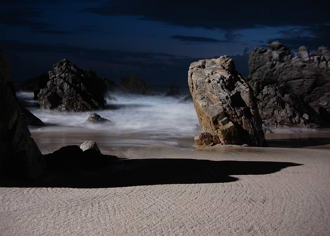 Rocking beach