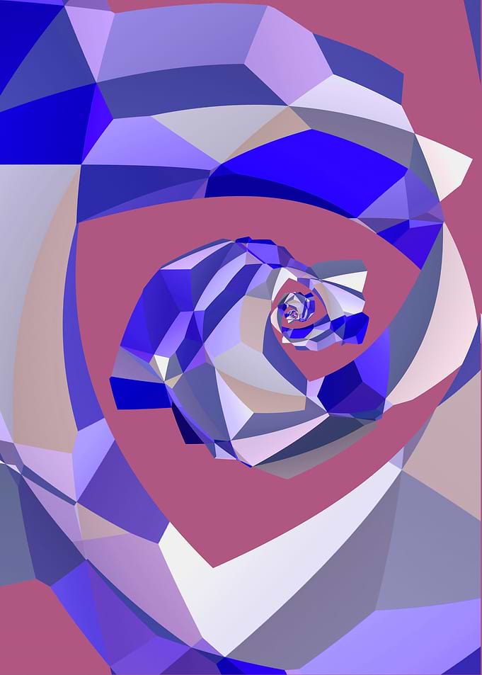 Triangle spiral