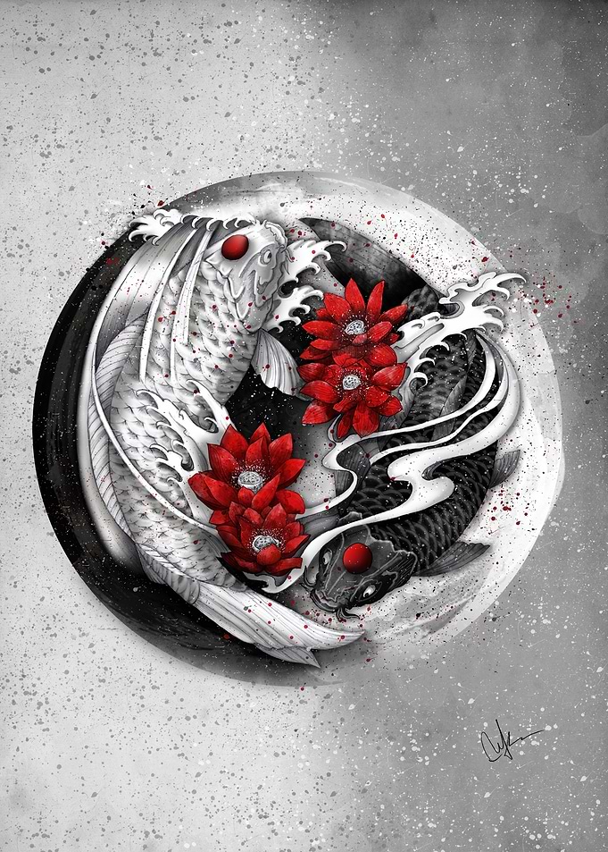 Balance [ Yin-yang koi]