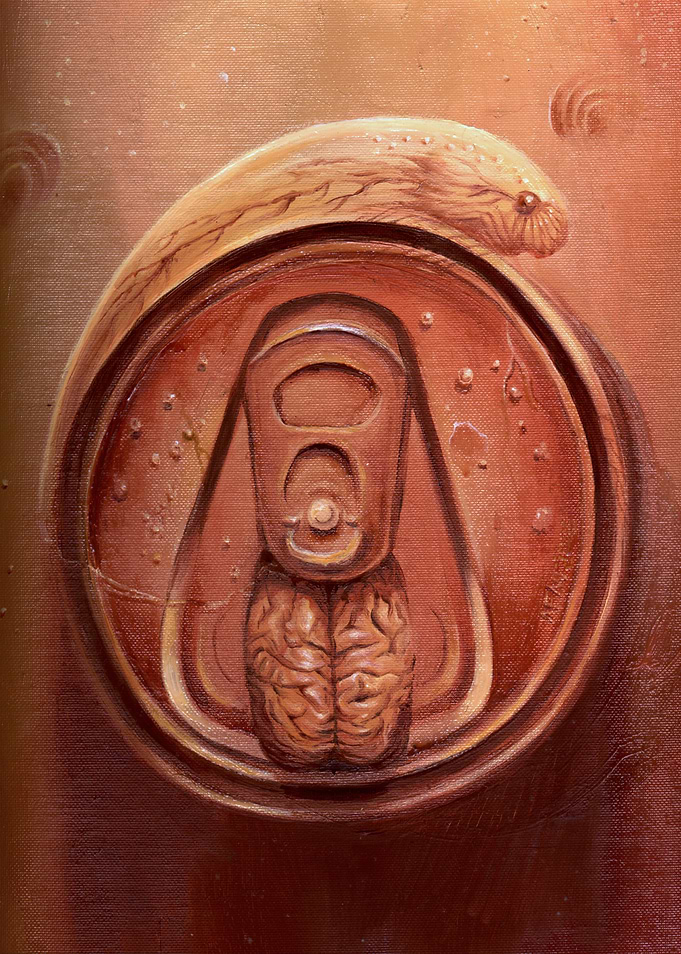 Alessandro Fantini - Soul Kore Oil on canvas mounted on ...