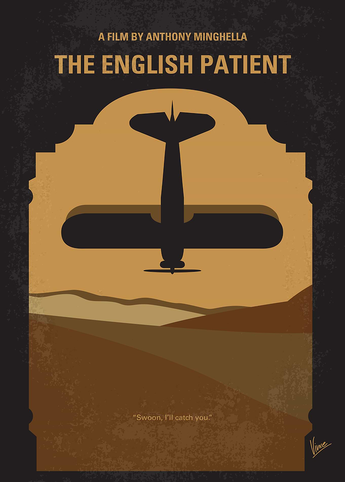 No361 My The English Patient minimal movie poster At t ...