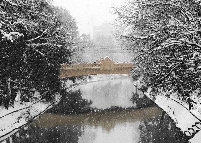 Winter time in Timisoara (Romania)