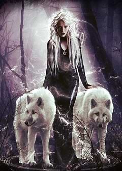 She Wolf--- A photo-manipulation, art work I created wi ...