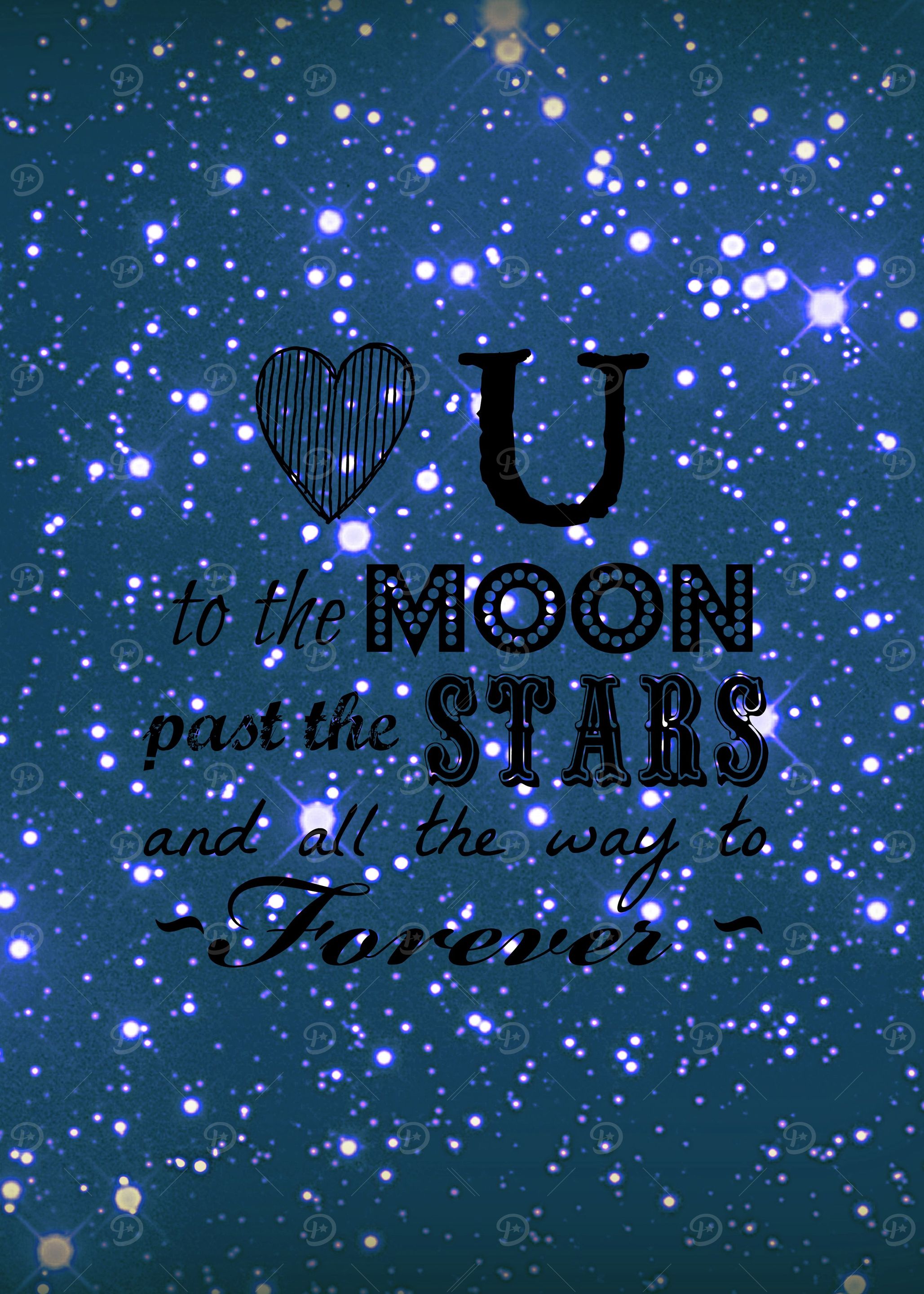 Love You (blue)