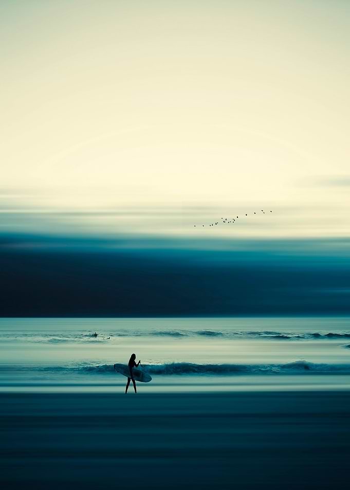 Abstract beach scene - ma
