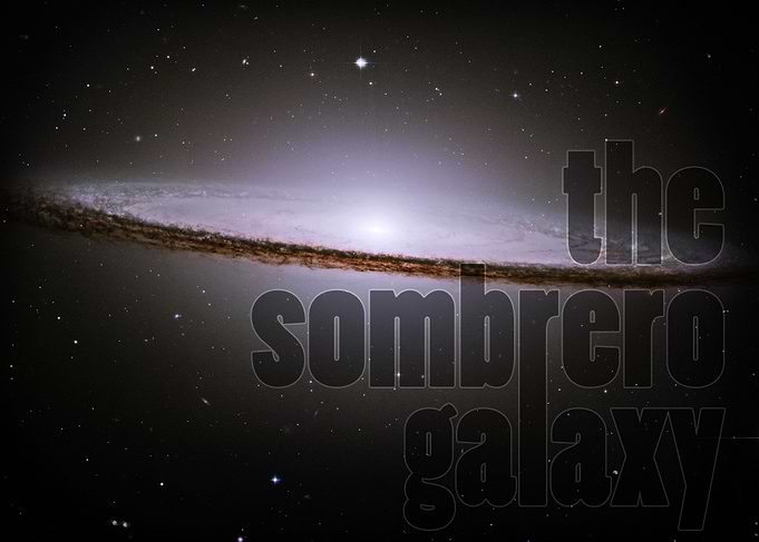 The Sombrero Galaxy - photography by Hubble Space Teles ...