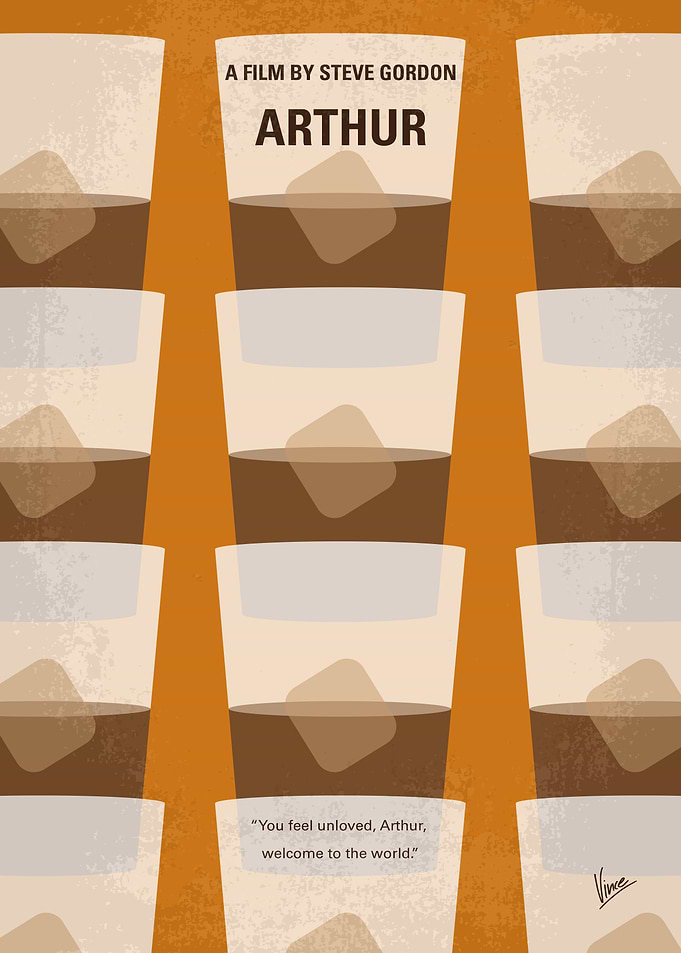 No383 My Arthur minimal movie poster Arthur is a happy ...