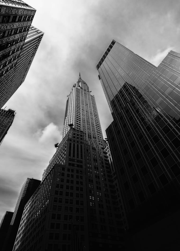 Chrysler building reaching for the sky. The classic Art ...