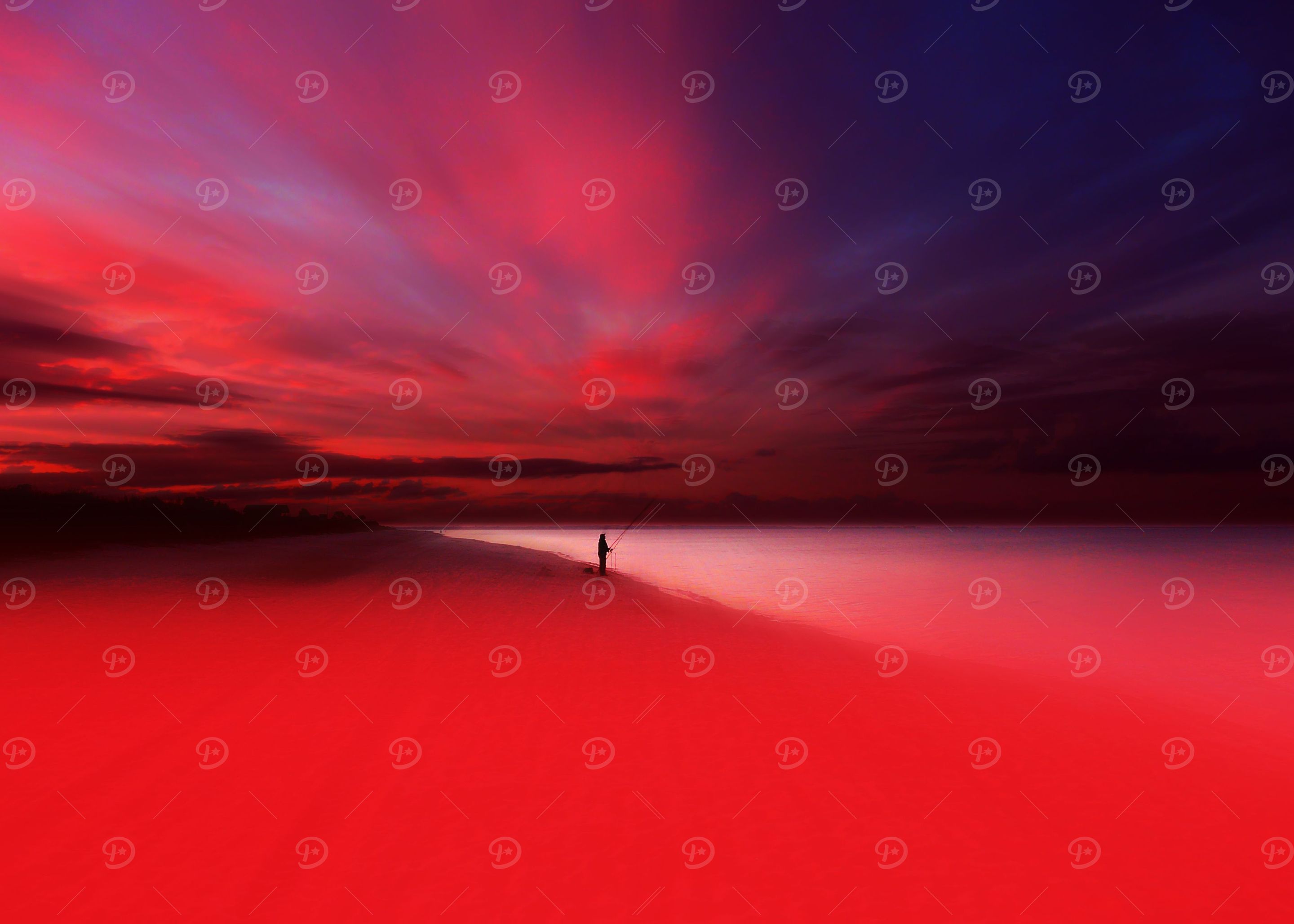 Fisher In Red Photograph 2011
