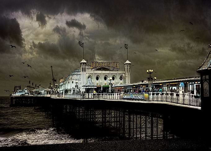 A Chilly Day On The Pier