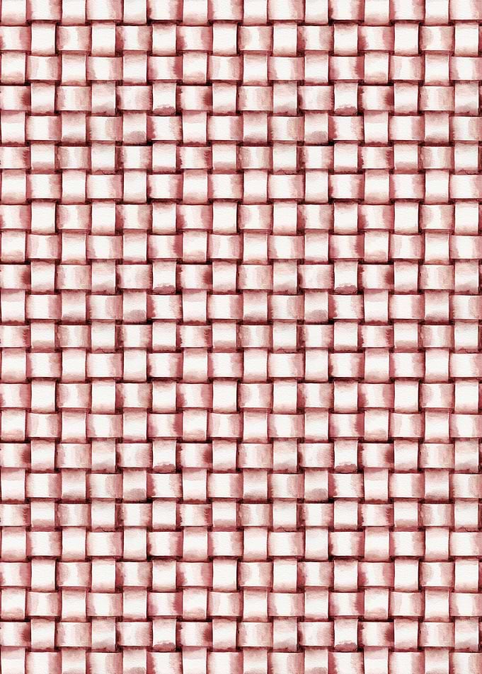 Marsala Pattern. Watercolor painted with the color of t ...