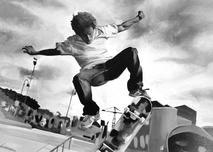 Skater ollie