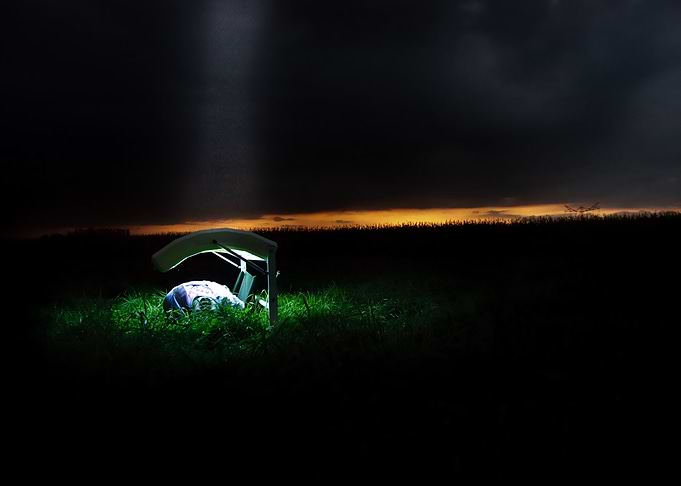 Under the light