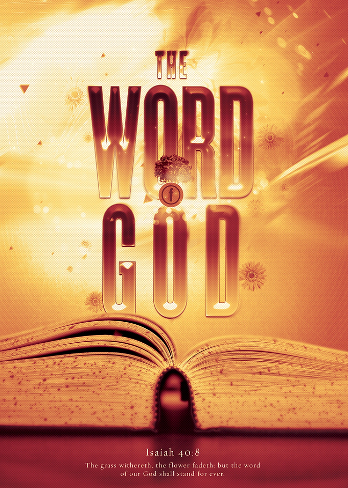 This artwork was inspired by Isaiah 40:8
