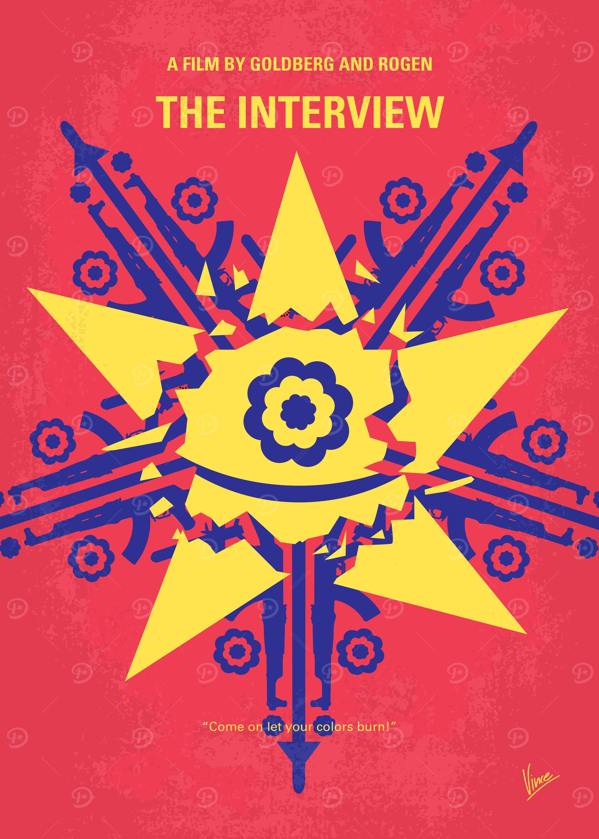 o400 My The Interview minimal movie poster Dave Skylar ...