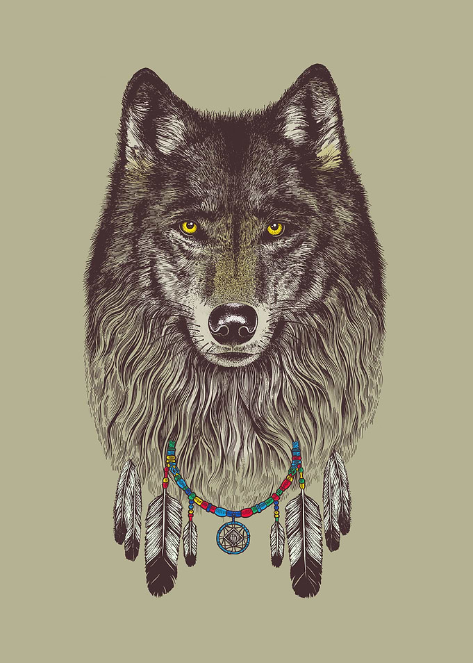 Wind Catcher Wolf