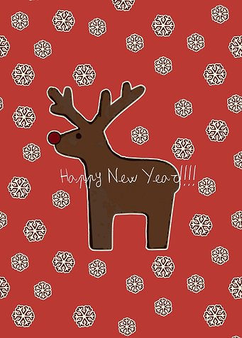 Happy New Deer! BY GASPONCE